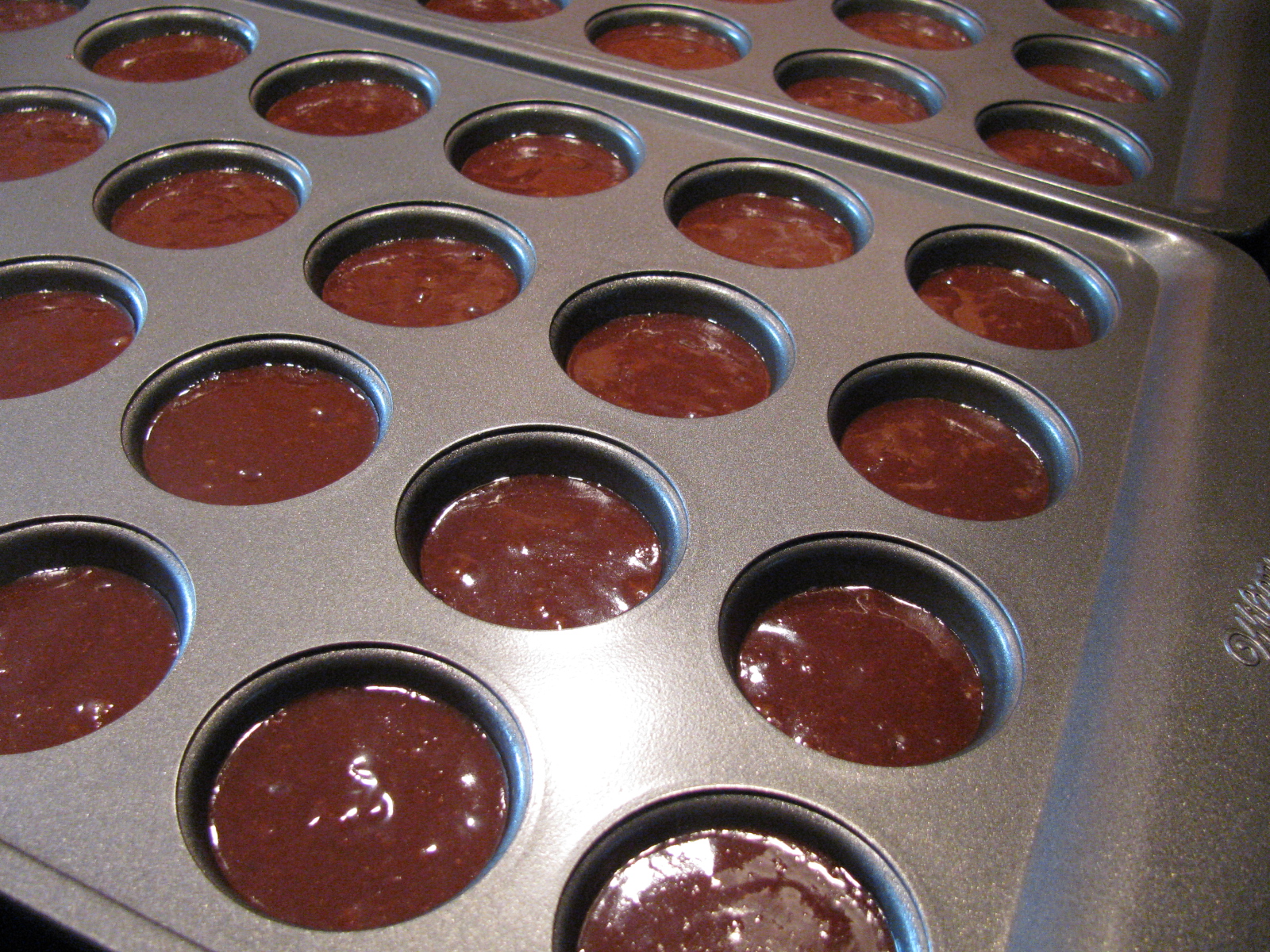 how long do you bake brownies in mini muffin pan